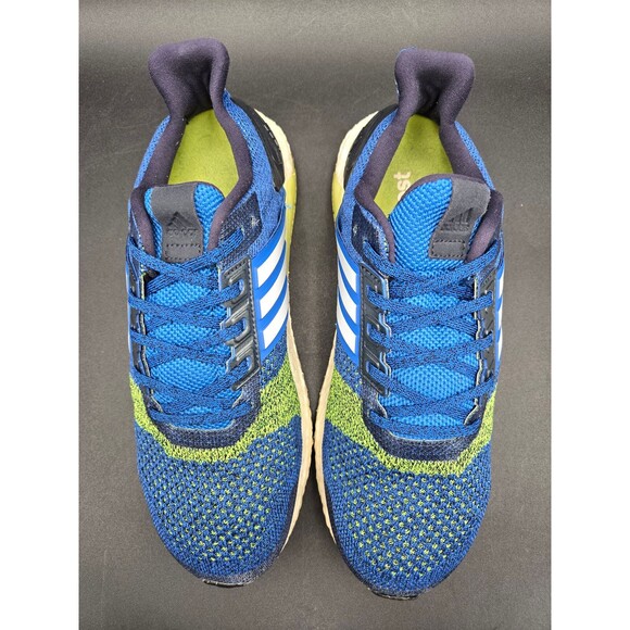 Size 11 - Adidas Ultra Boost ST Blue White Yellow BA7837  Adidas Shoes Womens 8.5 Ultra Boost ST Blue BA7837 Continental Torsion Sneakers